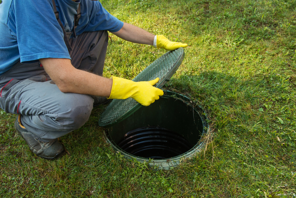 Septic Tank Cover Installation